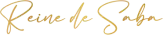 Saba logo seul reine gras effet dore