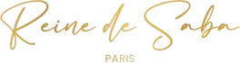 Reine de saba logo write gold